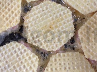 Užkandis „Vafliukai“ su mėsa Žingsnis 6