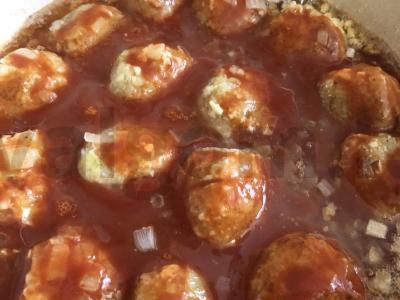 Žuvies kotletai pomidorų padaže Žingsnis 8