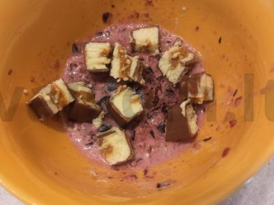 Desertas su mėlynėmis, vyšniomis ir varškės sūriu Žingsnis 2