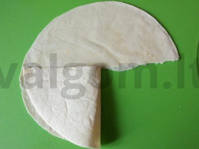 Desertas iš lavašo su varške ir aguonomis Žingsnis 4