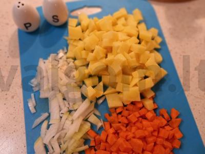 Žirnių sriuba Žingsnis 1