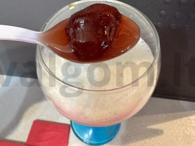 Namų jogurtas su vaisiais ir zefyrais Žingsnis 2