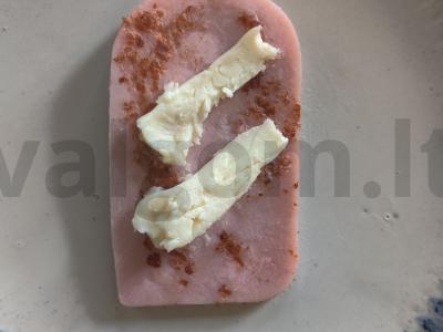 Kumpio sumuštinis su ožkų sūriu Žingsnis 4