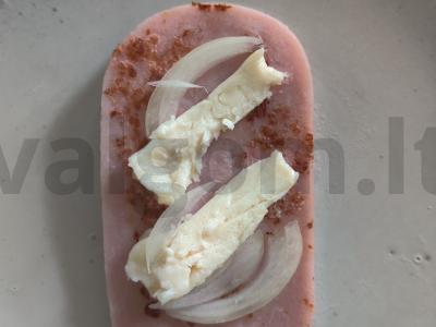 Kumpio sumuštinis su ožkų sūriu Žingsnis 5