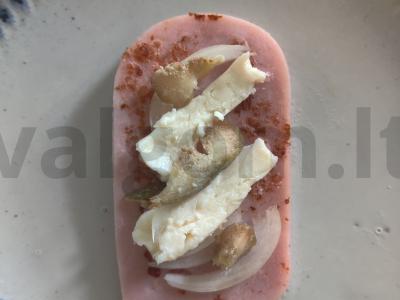 Kumpio sumuštinis su ožkų sūriu Žingsnis 6