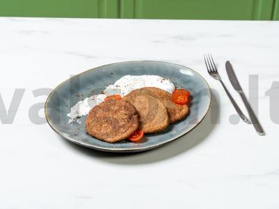 Vištienos kepenėlių blynai su manų kruopomis pagrindine nuotrauka