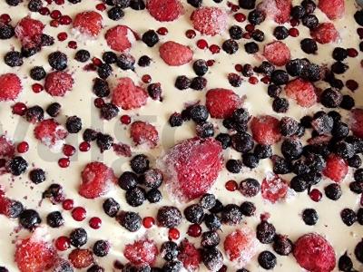 Uogų pyragas iš kvietinių miltų Žingsnis 3