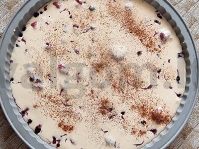 Uogų pyragas iš kvietinių miltų Žingsnis 4