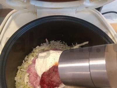 Patingėti kopūstai su grietinės-tomato padažu lėtoje viryklėje Žingsnis 4