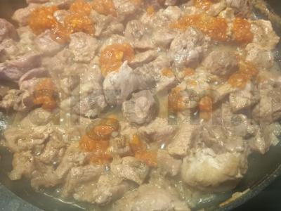 Troškinta kiauliena su adžika Žingsnis 3