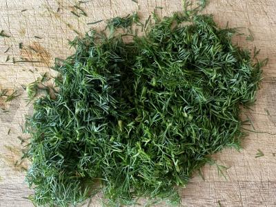 Tortilija su raudona žuvimi, varškės sūriu ir krapais Žingsnis 1