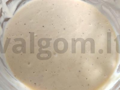 Baltoji žuvis kvietinių miltų tešloje Žingsnis 4