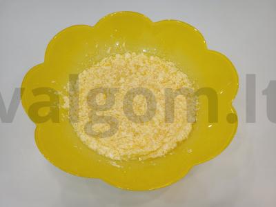 Citrininiai sausainiai iš trapios tešlos Žingsnis 2