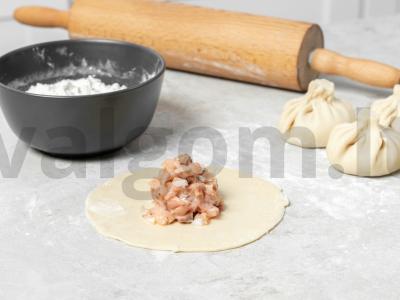 Hinkaliai su lašiša Žingsnis 2