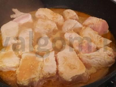 Kalakutiena garstyčių padaže Žingsnis 3