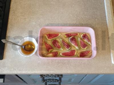 Figų pyragas iš pilno grūdo miltų Žingsnis 6