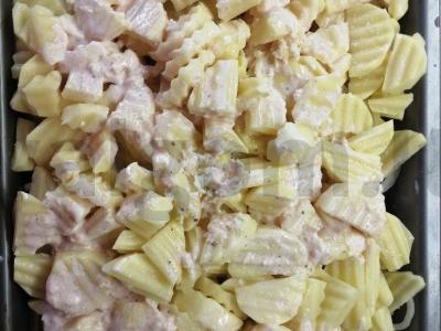 Bulvės su mėsa orkaitėje Žingsnis 4