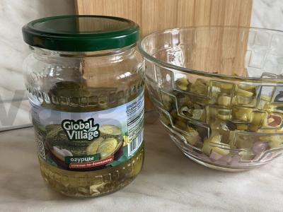 Originalus salotas su bulvėmis, keptomis kiaušinyje Žingsnis 2