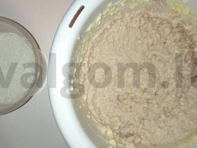 Skani aguonų pyragas Žingsnis 1