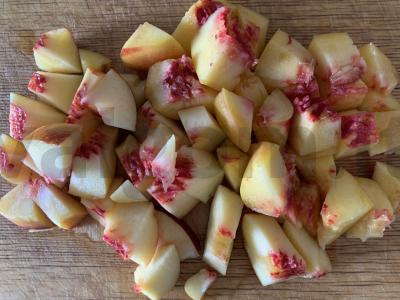 Nektarinų džemas Žingsnis 1