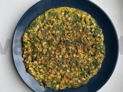 Avižų ir špinatų blynai pagrindine nuotrauka