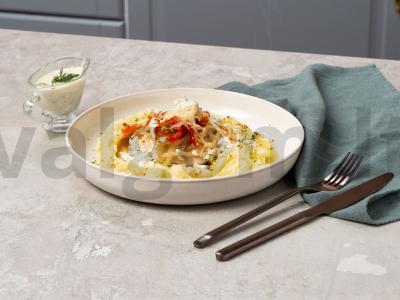 Kalakutienos ir kiaulienos eskalopai pagrindine nuotrauka