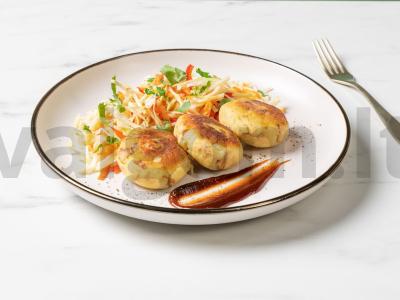 Paprasti grybų kotletai pagrindine nuotrauka