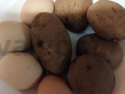 Okrška su išrūgom Žingsnis 1