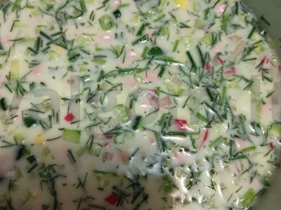 Okrška su išrūgom Žingsnis 9