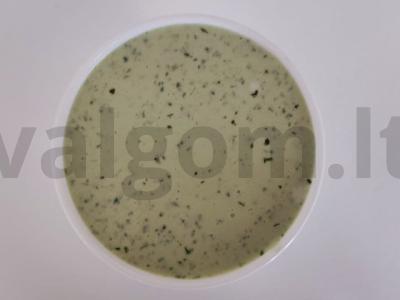 Grietinės-limono padažas su žolelėmis pagrindine nuotrauka