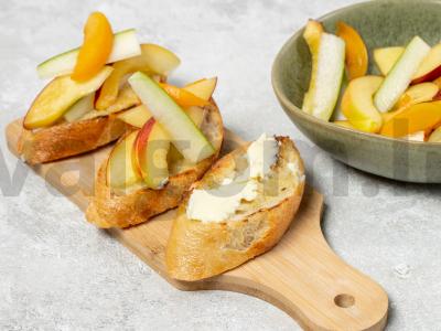 Brusketa su vaisių salotu Žingsnis 2