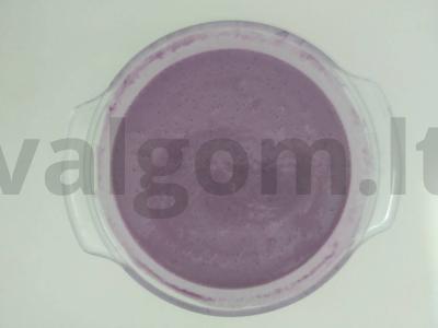 Skani mėlynių sūrio pyragas su migdolų drožlėmis Žingsnis 5