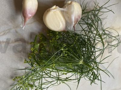 Greitai marinuoti agurkai Žingsnis 2