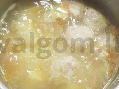 Nudelių sriuba su kiaušiniu Žingsnis 2