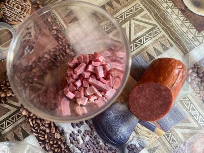 Skrebučiai su mėsos ir daržovių įdaru „Color“ Žingsnis 3