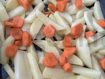 Daržovių apkepas su majonezu ir raudonuoju svogūnu Žingsnis 2