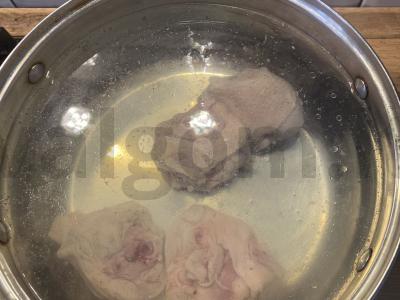 Vištienos raugintas sriuba Žingsnis 1