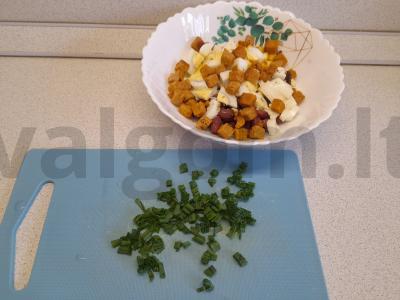 Konservuotų kukurūzų ir pupelių salotas Žingsnis 5