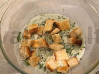 Kefyro sriuba su sausainiais Žingsnis 6