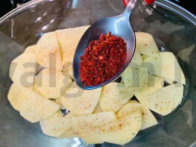 Keptas bulvės su daržovėmis „Grietinėlė“ Žingsnis 1