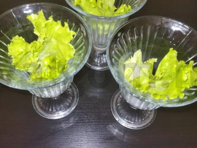 Salotas „Jūrinis“ su midijomis taurėje Žingsnis 7