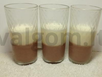 Šokoladinis vaisių želė su grietine ir cukrumi Žingsnis 4