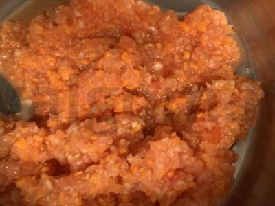 Adžika su pomidorais ir obuoliais Žingsnis 3