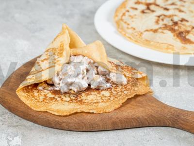 Blynai su vištiena ir grietine Žingsnis 3