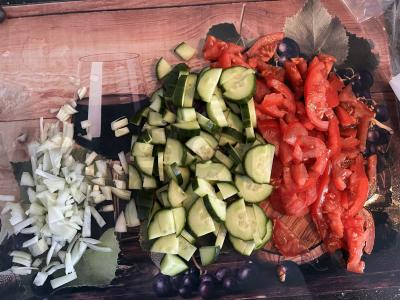 Sotūs ir skanūs šašlykai sūriame lavaše Žingsnis 2