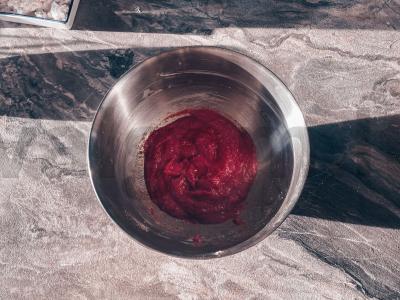 Braškinių sūrio pyragas Žingsnis 5