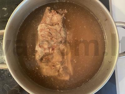 Sūrytas sriuba su jautienos kaulu Žingsnis 4