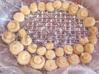 Sluoksniuotas salotas „Gribų pieva“ su vištiena ir bulvėmis Žingsnis 2