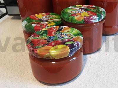 Ketchupas žiemai pagrindine nuotrauka