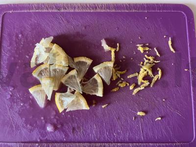 Namų limonadas su ledu ir citrinos karamele Žingsnis 1